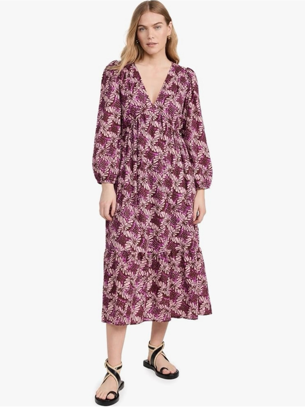 XiRENA Ella Dress in Mulberry Petal Size XS